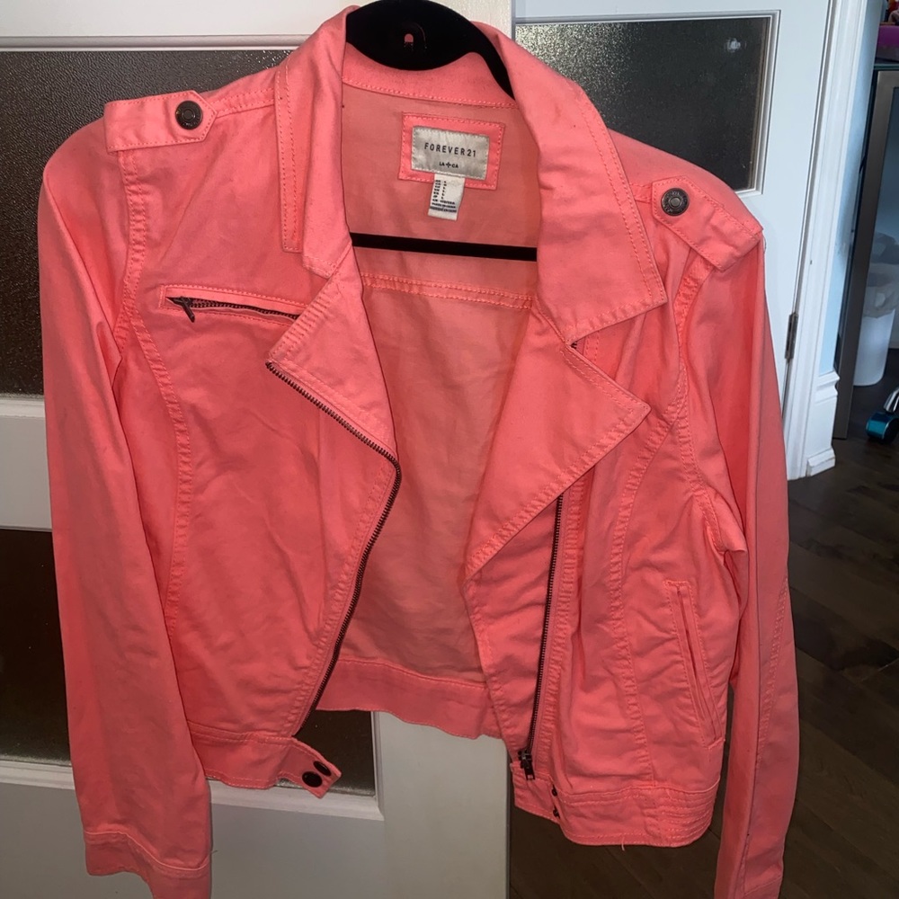 Pink forever 21 jacket